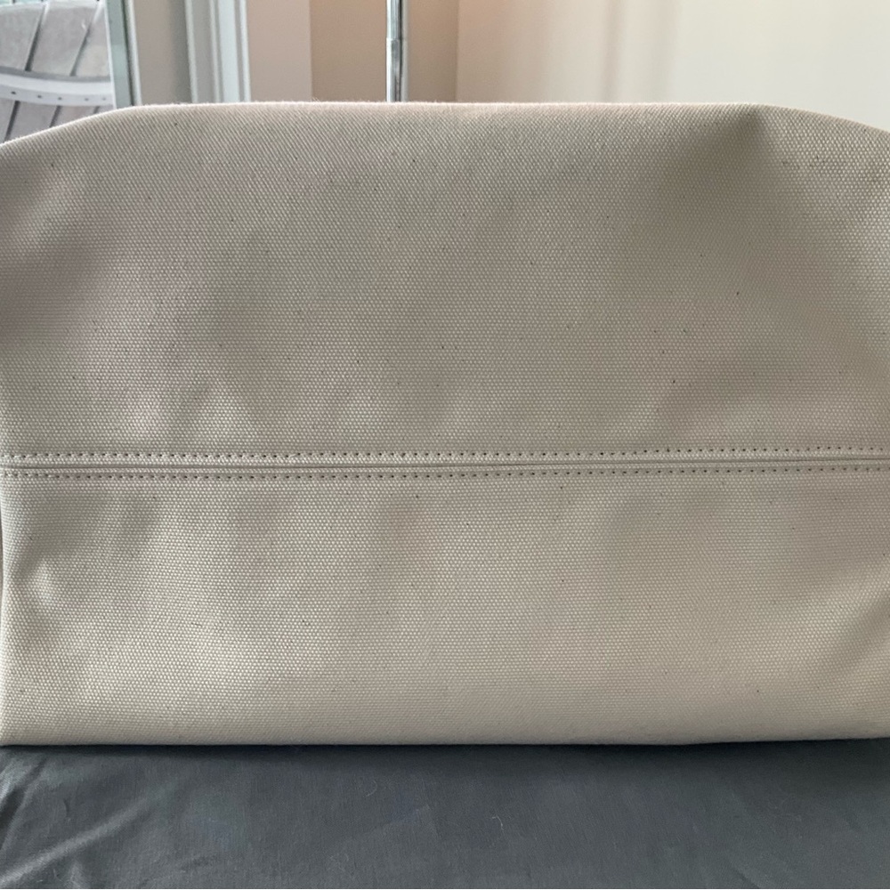 Balenciaga Tote JUMBO Ivory & Black Canvas Bag - Picture 7 of 13